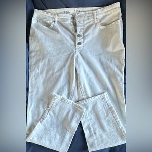 High rise skinny jeans